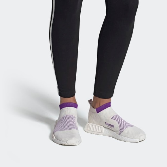Adidas NMD Primeknit White Purple - Picture 7 of 7
